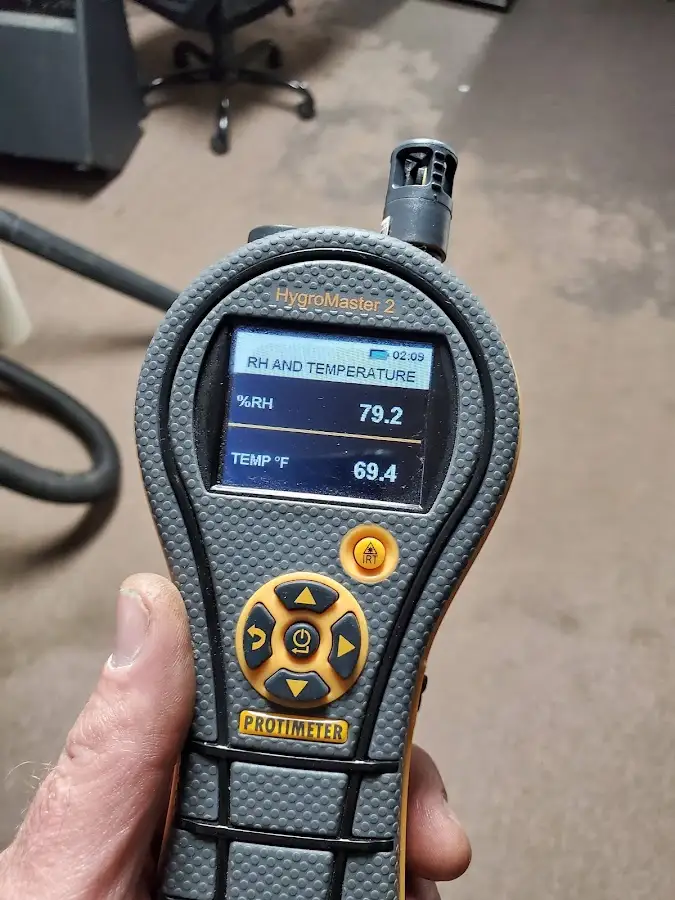 Moisture meter humidity assessment for Mold Remediation & Removal in Fredericksburg
